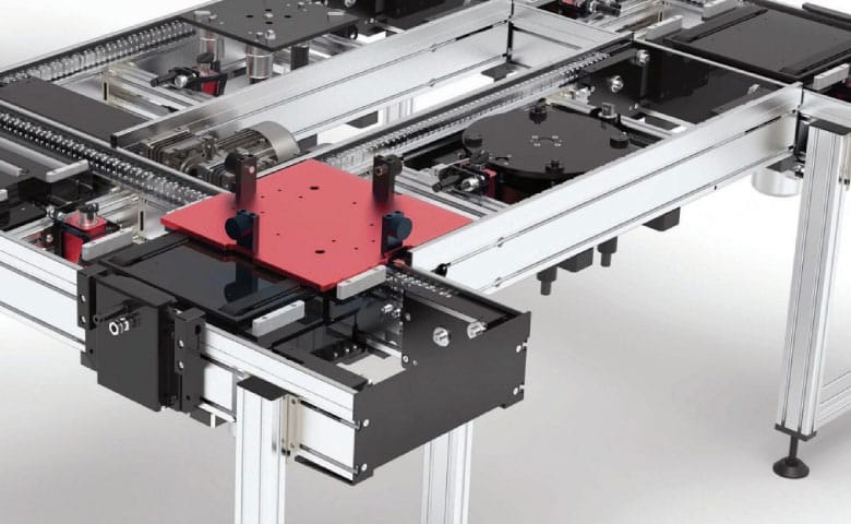 Transfert à palettes plastiques